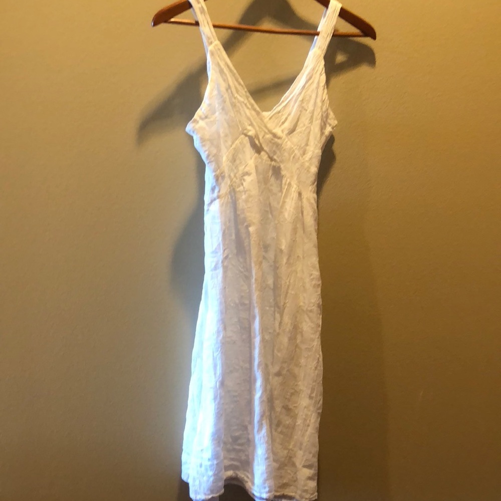 White cotton dress
